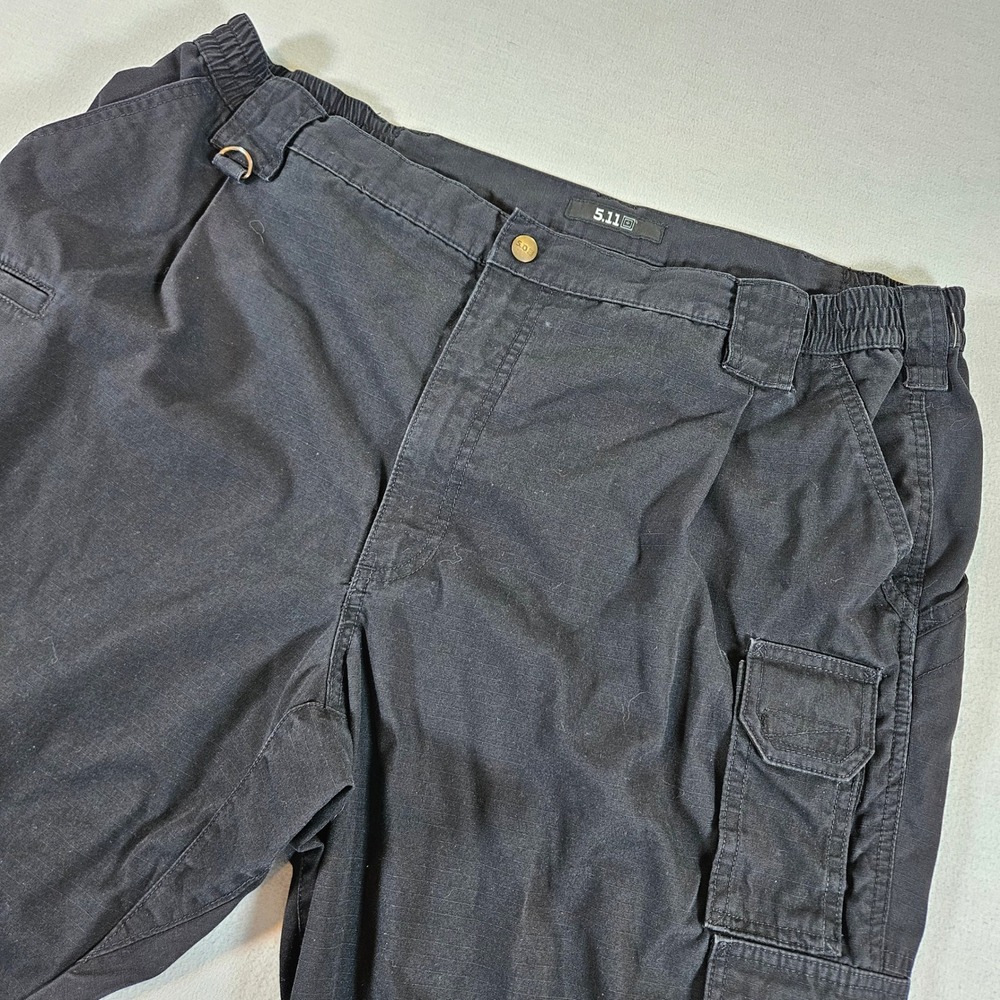 5.11 Tactical Cargo Pants Mens 44x32 Black Ripstop Utility‎ Workwear 74273-019